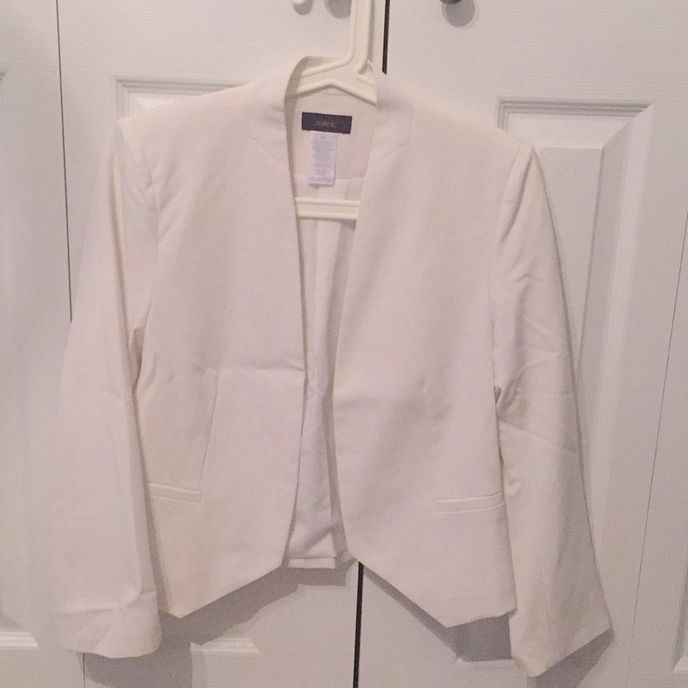 NWOT Mark white blazer size S